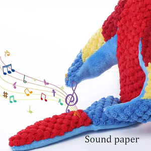 Juguete de Peluche Interactivo para Perros con Sonido de Pájaro, Duradero, de Algodón y Cuerda, para Limpieza Dental de Cachorros, Suministros para Mascotas - Product Image 6