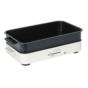 หม้อไฟฟ้าแบบถอดได้ 2 in 1 พร้อมเตาย่างอเนกประสงค์ สำหรับทำบาร์บีคิว ชาบู ชาบู นึ่ง ต้ม ใช้ในบ้าน - Product Image 4