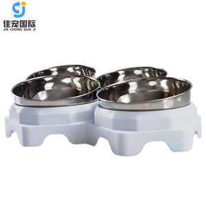 Factory Wholesale Stainless Steel Dog <b>Food</b> Bowls 304 SUS Rounded <b>Pet</b> Feeder Bottle Rotating Suction Cup Small Plastic Dog Bowl - Product Image 1