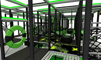 Rish nouvelle conception aire de jeux intérieure personnalisée avec grand toboggan équipement de trampoline extérieur intérieur