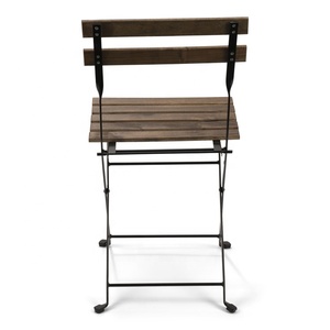 Chaises de jardin en <span class=keywords><strong>métal</strong></span> pliant français, <span class=keywords><strong>chaise</strong></span> d'extérieur pour mariage, <span class=keywords><strong>bistrot</strong></span>, bon marché - Product Image 3