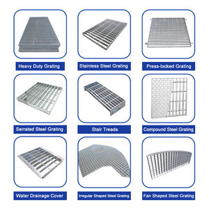 <span class=keywords><strong>Grille</strong></span> de drainage en acier galvanisé sur mesure, durable, en acier inoxydable, pour couverture de caniveau d'eau de pluie et passerelle - Product Image 4