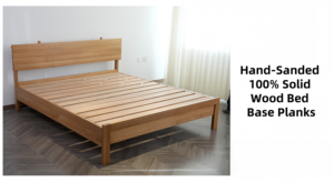 Giường lò xo hộp gỗ tối giản phong cách Bắc Âu - Khung gỗ chắc chắn, có thể điều chỉnh độ cao, thân thiện với môi trường, dành cho phòng ngủ - Product Image 6