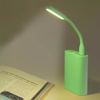 Lampu baca USB LED dapat dilipat fleksibel, lampu baca Usb LED untuk Notebook Laptop Tablet logo Oem stok tersedia