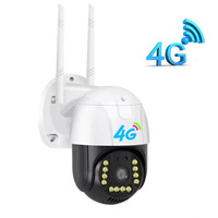 Kamera Keamanan Global Versi 4G, Kamera CCTV PTZ Luar Ruangan dengan Visi Malam IR Berwarna, Pelacakan Otomatis 3MP, Aplikasi V380 Pro