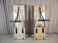Tour murale portable pour Pilates Reformer avec planche à ressorts en alliage d'aluminium, fixation murale pour studio de Pilates