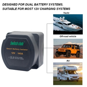 Aislador de batería inteligente <span class=keywords><strong>dual</strong></span> Relé sensible al voltaje VSR Batería doble Relé de carga automática Interruptores Producto - Product Image 5