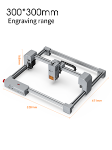 Лазерный гравировально-резательный станок Yeelaser JL9 20 Вт для дерева, нержавеющей стали, кожи, ткани, металла с покрытием - Product Image 3