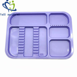 Instrumen Gigi Plastik Medis Penuh Baki Terpisah Tempat Nampan 135 Derajat Tahan Otomatis - Product Image 6