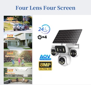 Wifi không dây năng lượng mặt trời điện máy ảnh 4G 3G khe cắm thẻ Sim CCTV an ninh <span class=keywords><strong>IP</strong></span> <span class=keywords><strong>Camera</strong></span> hỗ trợ ngoài trời 128 thẻ nhớ - Product Image 2