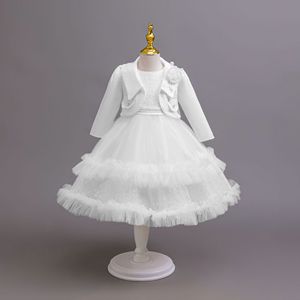 MQATZ Vestito <span class=keywords><strong>da</strong></span> Principessa Floreale di Alta Qualità per Bambine, Stile Formale a Strati per Feste di Compleanno e Spettacoli 12019 - Product Image 3