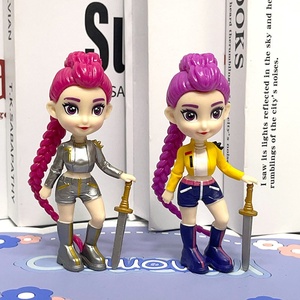 Demons <span class=keywords><strong>Hunter</strong></span> Squad PVC Blind Box Figures K-Style Big Head Chibi Rumimi Cute Anime Cartoon Toy Figurines Desk Display - Product Image 1