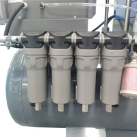 Compresseur d'air portable à piston de 2,2 kW, 3 CV, 3 cylindres, refroidi par air, 500 L, avec moteur pour la peinture automobile