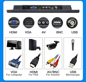 <span class=keywords><strong>Monitor</strong></span> Lcd da 13.<span class=keywords><strong>3</strong></span> pollici con <span class=keywords><strong>Hdmi</strong></span> Vga Av Bnc ingresso <span class=keywords><strong>Monitor</strong></span> Wide Screen per Cctv o <span class=keywords><strong>Computer</strong></span> - Product Image 6