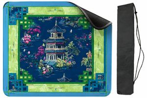 Ev Partisi Arkadaş Buluşması Lüks Amerikan Modern Katlanabilir Taşınabilir Çevre Dostu Dayanıklı Diatomlu Toprak Kaymaz Mahjong - Product Image 4