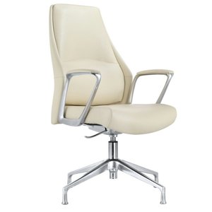 Silla de oficina moderna y cómoda de cuero 36019-1902C/BA - Product Image 2