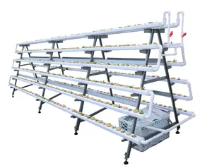 Fm China Leveranciers Pvc Hydrocultuur Nft Systeem Verticale Nft Blad Groenten Groeiende Irrigatie Systemen