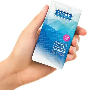High Quality Facial Handkerchief Customized Standard Pocket Tissue Paper Mini 2 Ply Virgin Wood Pulp Pocket Tissue Pack