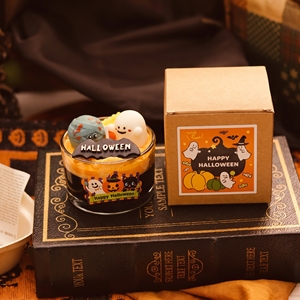 Caja <span class=keywords><strong>de</strong></span> Regalo con 3 Velas Aromáticas <span class=keywords><strong>de</strong></span> Halloween, <span class=keywords><strong>Vela</strong></span> <span class=keywords><strong>de</strong></span> <span class=keywords><strong>Cera</strong></span> <span class=keywords><strong>de</strong></span> Soya sin Humo para Decoración del Hogar y Fiestas - Product Image 2