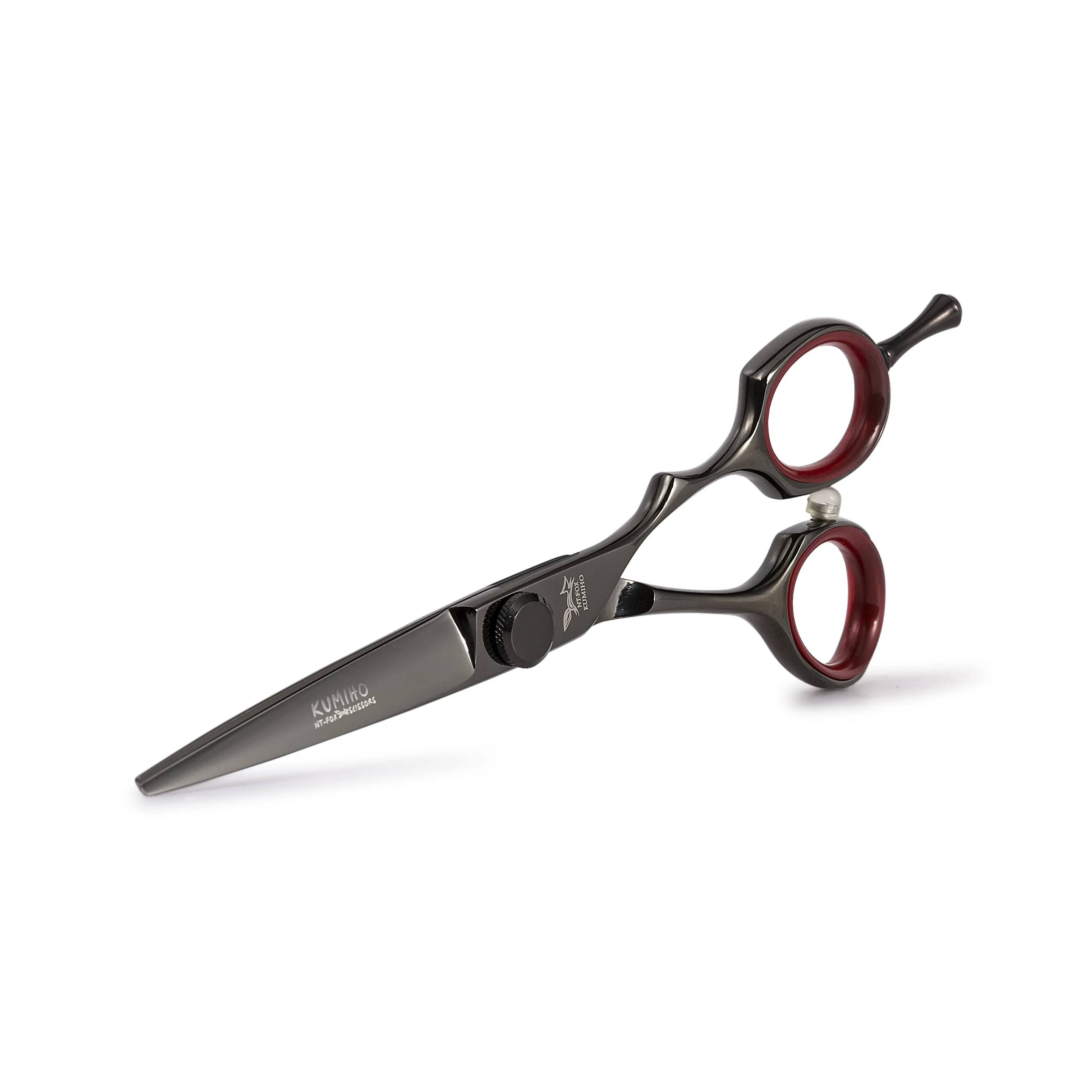 professional hair scissors Black Titanium coated cutting and texturing scissors/ razor edge hair cutting shear