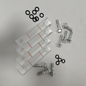 อะไหล่เครื่องอัดอากาศ ชุดกระจกมองระดับน้ำมัน YJ-100 พร้อมสกรูโลหะและชุดโอริง - Product Image 5