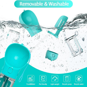 Botellas Portátiles Multifuncionales 4 en 1 para Mascotas, para Beber Agua, Comederos, Botella para Alimentar Perros, Sin Reseñas - Product Image 3