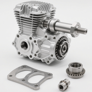 Moteur à essence 80CC pour moto, vélo, kit complet avec réservoir de carburant et accélérateur, moteur à essence 2 temps - Product Image 1