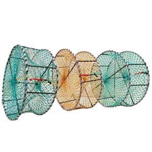 Pièges d'aquaculture, <span class=keywords><strong>cage</strong></span> ronde de filet de pêche, piège <span class=keywords><strong>à</strong></span> trois trous, dispositif de capture d'écrevisse <span class=keywords><strong>à</strong></span> <span class=keywords><strong>vendre</strong></span> - Product Image 1