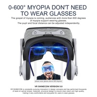 Nouvelle télécommande sans fil 3D réalité virtuelle lunettes intelligentes VR téléphone jeux AR matériel VR lunettes casque avec casque