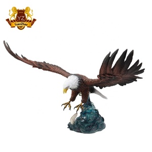 Ornements d'extérieur, sculpture d'<span class=keywords><strong>aigle</strong></span> en fibre de verre grandeur nature, <span class=keywords><strong>aigle</strong></span> ailé en résine à vendre - Product Image 5