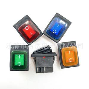 Interruptor Basculante Kcd4 de 22x30mm, IP65 Impermeable, 20A 220V, Encendido/Apagado, para Equipos Industriales, con Terminales de Tornillo - Product Image 1