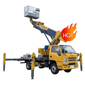 Plataforma Elevatoria Personalizada a Buen Precio 17m Plataforma Elevadora Aérea Diesel Camión de Trabajo <span class=keywords><strong>con</strong></span> Cesta de Trabajo Grande A LA Venta - Product Image 1