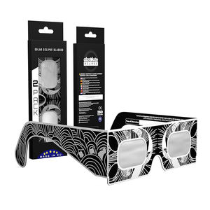 Lunettes d'éclipse solaire en papier en gros, testées <span class=keywords><strong>ISO</strong></span> 12312-2 et certifiées CE, recommandées par l'AAS, logo personnalisé, Eclipse Europe 2026 - Product Image 2