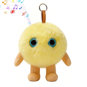 Lecteur de musique sans fil intelligent en peluche canard jaune portable, haut-parleur Bluetooth léger et intelligent pour chambre d'enfant, cadeau - Product Image 4
