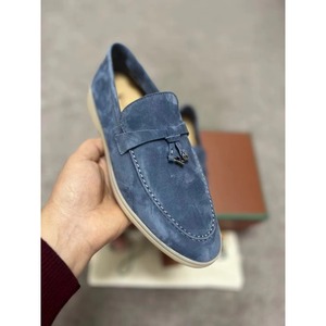 Top Luxury Designer Sneakers Casual Shoes Suede Loafers Anti slip Classic Flat Bottom Office Leather Insoles Suitable for Autumn - Product Image 3