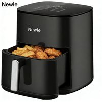 Nouvelle Friteuse à Air Chaud 5L Moderne avec Écran LED, Cuisson Rapide, Appareil de Cuisine Domestique Conforme ROHS