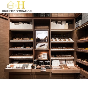 Vitrine élégante pour cigares Vitrine personnalisée de tabac de haute qualité Fournitures de magasin de fumée en verre <span class=keywords><strong>vintage</strong></span> pour Smoke <span class=keywords><strong>Shop</strong></span> - Product Image 1