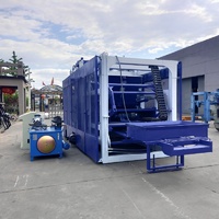 Machine de fabrication et de pose automatique de blocs de béton creux à emboîtement hydraulique personnalisable