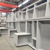 Fabrication sur mesure de supports en acier tubulaire soudé, tubes carrés et ronds, avec revêtement électrostatique en poudre