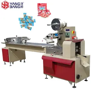 YB-800 High Quality Automatic Intelligent Throat Candy Packaging Machine Hard Granules Crisp Candy Pillow Packaging Equipment