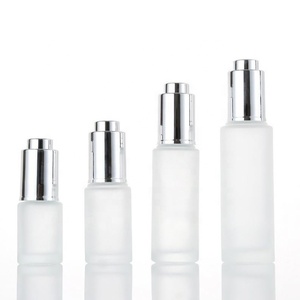 Hot Selling Refillable Empty 15ml 20 ml 30ml Frosted Clear <b>Bottle</b> Glass Essential Oil Dropper <b>Bottles</b> - Product Image 2