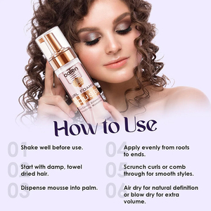 <span class=keywords><strong>Mousse</strong></span> coiffante hydratante Luxfume Private Label <span class=keywords><strong>pour</strong></span> boucles, tenue longue durée, <span class=keywords><strong>pour</strong></span> <span class=keywords><strong>cheveux</strong></span> <span class=keywords><strong>bouclés</strong></span> - Product Image 3