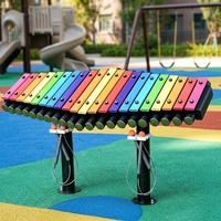 Rainbow Outdoor Tubular Metallophone Stainless Steel Playground Percussion Instrument Wholesale