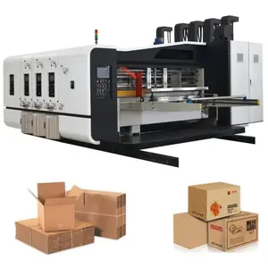 QH automatique à grande vitesse flexo carton ondulé impression rainurage rotatif machine de découpe