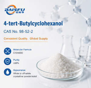 4-tert-Butilcicloesanol CAS 98-52-2 PTBCH Patchone Intermedio per Fragranze e Cura Personale Alta Purezza 98% - Product Image 4