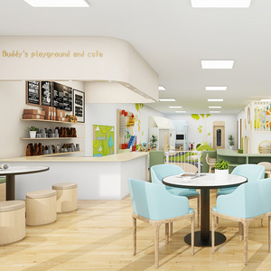 Équipement de terrain de jeu intérieur personnalisé pour enfants, adapté aux cafés ludiques et aux centres de jeux intérieurs - Product Image 3