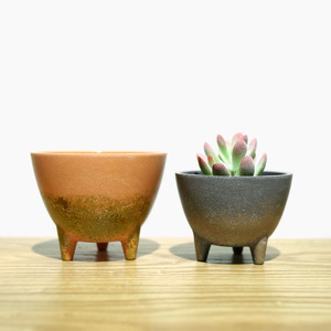 Yicai-trípode triangular para bonsái y melamina, <span class=keywords><strong>macetas</strong></span> <span class=keywords><strong>pequeñas</strong></span> <span class=keywords><strong>de</strong></span> plástico, doble Color, minimalista, único - Product Image 5