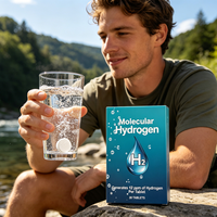 Comprimés d'hydrogène moléculaire H2 à marque privée OEM, haute concentration, complément d'hydrogène moléculaire H2 avec zinc pour l'immunité