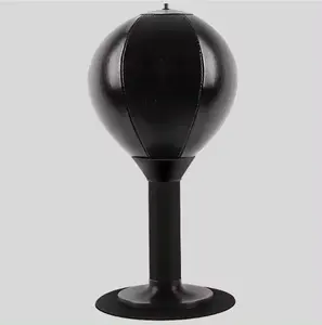 Pedestal Sacos de Perfuração Stress Relief com Stand Boxing Punch Ball com Ventosa para Reflex Desktop Vertical Boxing Speed Ball