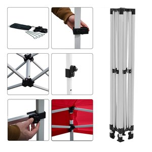 <span class=keywords><strong>2025</strong></span> popüler 10x10 kırmızı gölgelik Carpas De kamp etkinlik çadırı ticaret gösterileri için stokta - Product Image 5